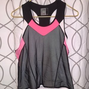 Lucky in Love athletic tank